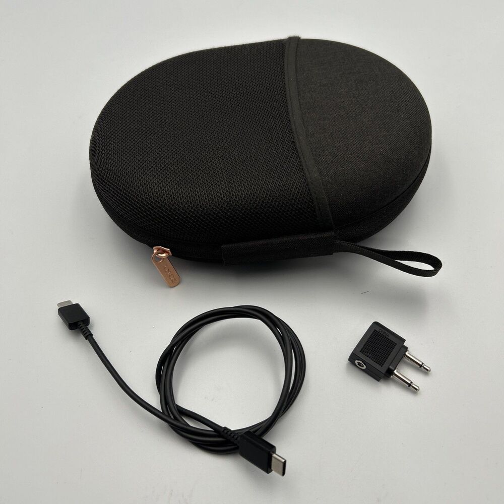 Sony WH-1000XM4 Genuine OEM Carrying Case & Accessories for Headphones, Black